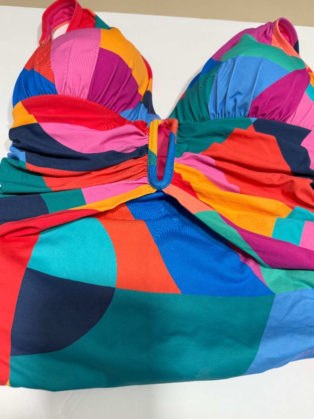 Bleu - Rod Beattie Womens Molded One-piece Swimsuit Size 10